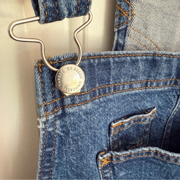 Universal Thread Blue Women Jeans Overalls - Picture 7 of 8